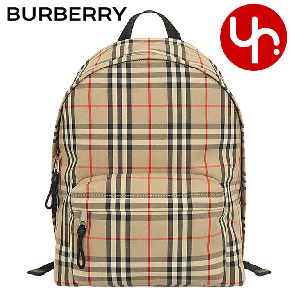 日本直邮BURBERRY包背包8016106档案 Burberry复古棉混纺背包女 运动包/户外包/配件 双肩包 原图主图