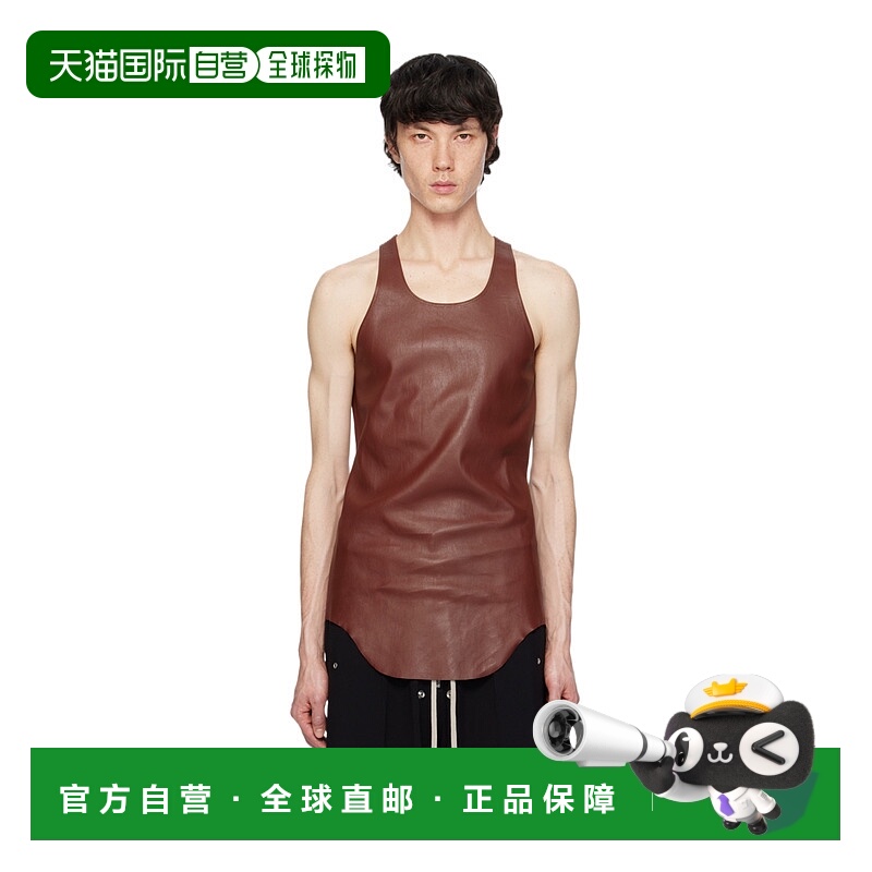 1h可退 香港直邮RICK OWENS 男士T恤 RU01D3191LS73 SS2024 红色