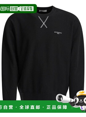 韩国直邮纪梵希长袖T恤 BMJ0P63YS1001 黑色