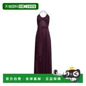 香港直邮潮奢 alaia 女士 1h可退 柔软针织交叉连衣裙 AA9R2707J0