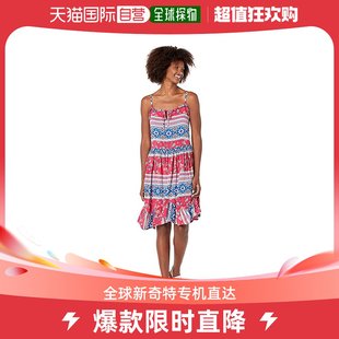 Wrangler 香港直邮潮奢 女士复古吊带连衣裙