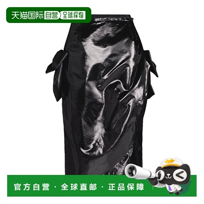 香港直邮Maison Margiela 不对称蝴蝶结半身裙 S29ME0005S78063