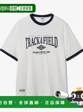 韩国直邮FILA M Wheelabanpalti CQK FS2RSH2108X-OWH 田径图案内