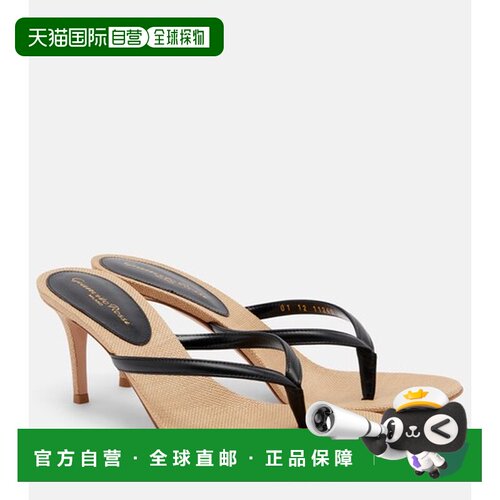 香港直邮Gianvito Rossi 吉安维托 罗西 女士 Calypso 皮质人字拖