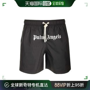 棕榈天使 男士 Palm 徽标图案沙滩短裤 PMFD Angels 香港直邮潮奢