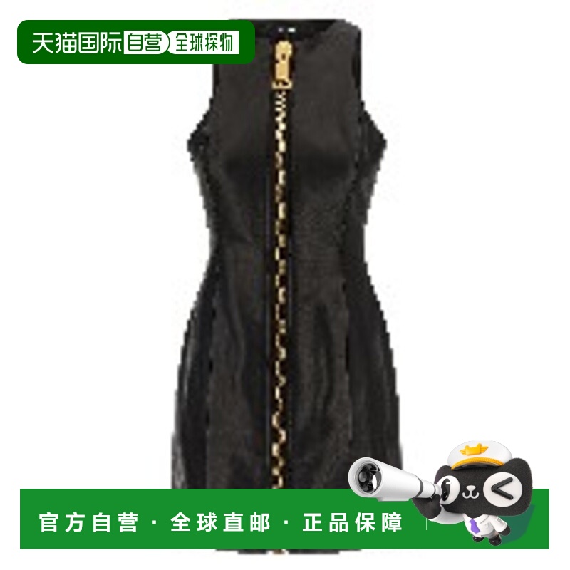 1h可退 香港直邮潮奢 Balmain 巴尔曼 女士 短版無袖皮裙 FF0R519