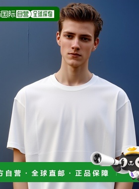 香港直邮GIVENCHY 男士T恤 BM71NK3YRJ100 CO 白色 REGULAR FIT T