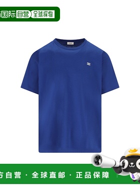 香港直邮CELINE 男士T恤 2X04I671QGCP3 AW2025 蓝色 短袖T恤男装