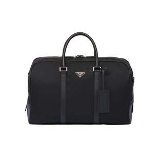 Prada 再生尼龙和 Saffiano皮革行李袋 2VC0142DMHVXOO