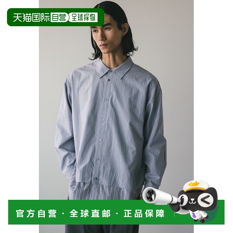 1h可退 日本直邮STYLEMIXER 男士条纹层叠衬衫 501ISK300051
