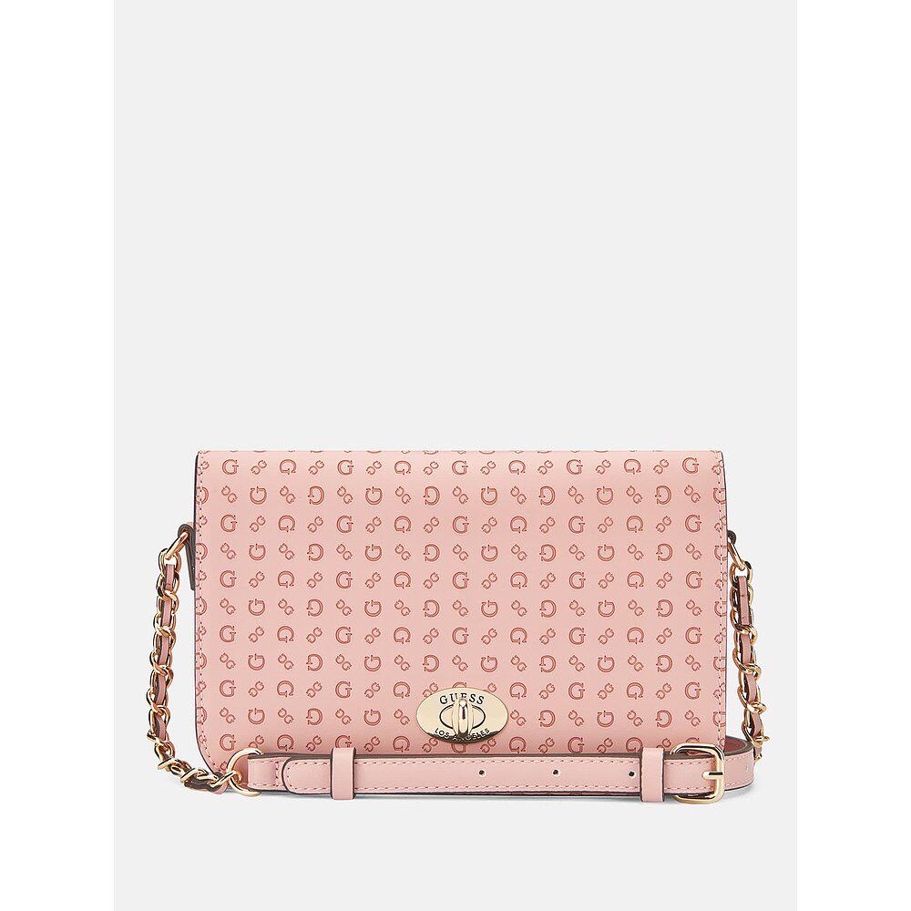 guess【美国奥莱】直发 Ballantyne 迷你斜挎包 - 腮红