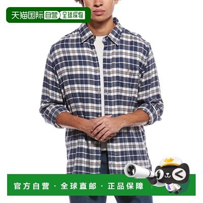 自营Faherty The Movement Flannel Shirt (Tall) - blue 美国奥