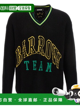 1h可退 香港直邮Barrow 女士 V领毛衣 F3BWUAJP034 black黑色 舒