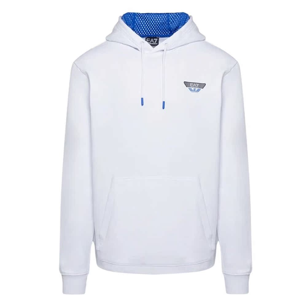 香港直邮Armani阿玛尼男士连帽卫衣logo徽标套头长袖6K1M721JHSZ