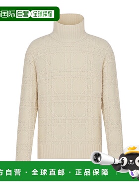 香港直邮Dior ICONS 山羊绒针织高领半高领套衫 413M646AT738