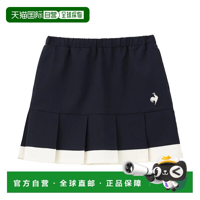 日本直邮le coq sportif-LE COQ女性网球学校LCS羽状肋骨皮肤干燥