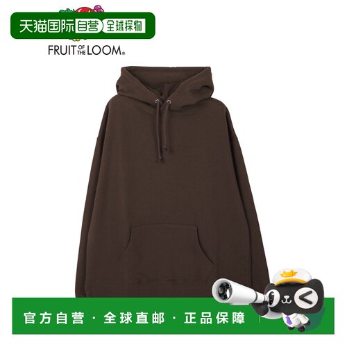 FRUIT OF THE LOOM 连帽卫衣 男女通用 棉 长袖 纯色 大码