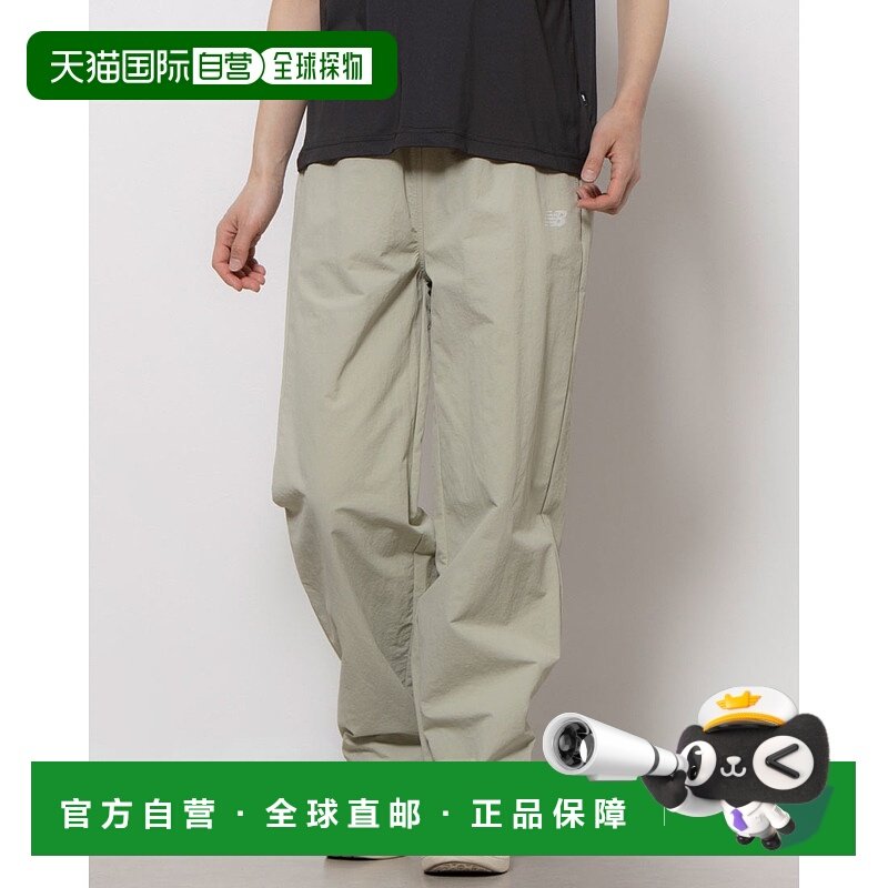 日本直邮New Balance 女士休闲长裤降落伞裤 AWP55118（绿色）