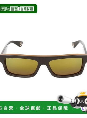 香港直邮GUCCI 男士太阳镜 GG1616S002 AW2024 绿色 全框太阳镜