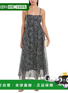 自营ALPHA STUDIO 长裙 - 蓝色 美国奥莱直发连衣裙