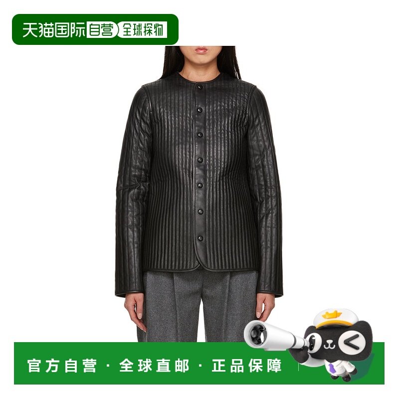 香港直邮Toteme 长袖皮夹克 234WRTWOU202LE0026,女装/女士精品,短外套,淘宝优惠券,粉丝福利购,淘宝优惠卷