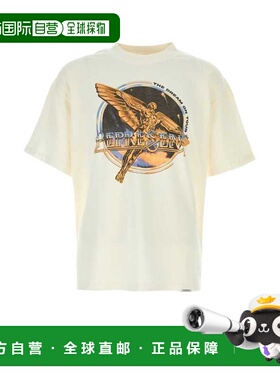 1h可退 香港直邮Represent 男士 米白色棉质T恤 MLM10082372男装