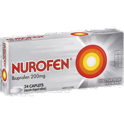 澳大利亚直邮Nurofen布洛芬 止痛退烧药24粒/盒进口头痛肌肉关节