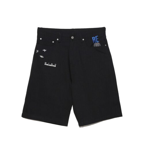 日本直邮UNDERCOVER 男士 牛仔短裤 2026早春系列 刺绣印花设计 U