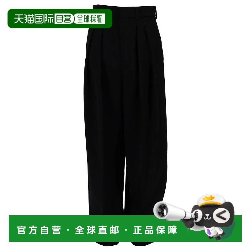 香港直邮SAINT LAURENT 女士休闲裤 824389Y7E631000NERO SS2025