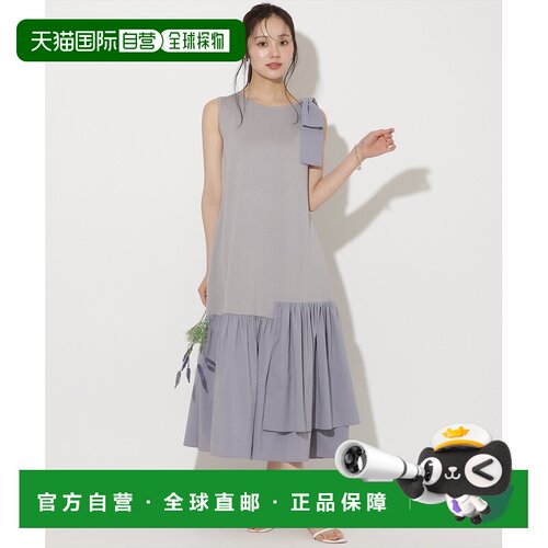 WILLSELECTION 女士 肩带蝴蝶结喇叭裙连衣裙 20082615100200