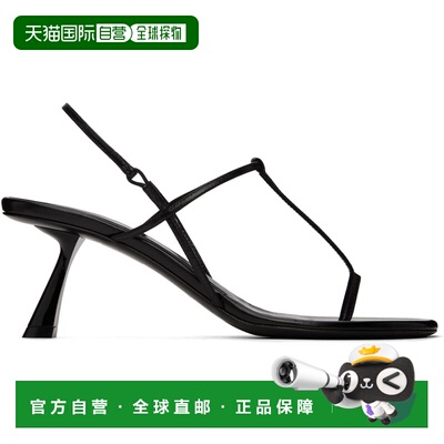 1h可退 香港直邮潮奢 KHAITE 女士 黑色 Linden 凉鞋 F3047783