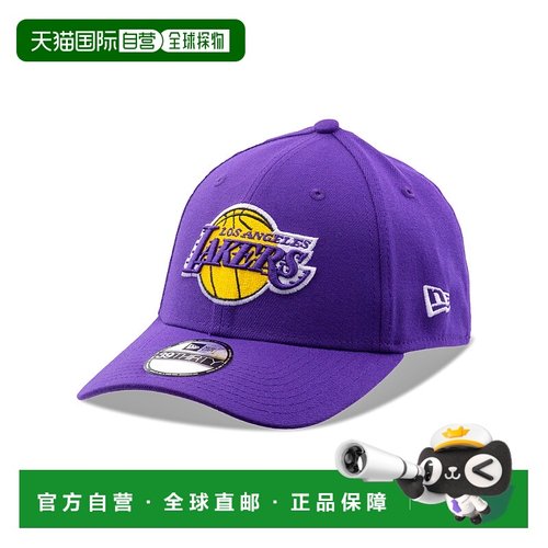 自营 New Era男式洛杉矶湖人队经典款39THIRTY弹力衣-紫色-中号/-