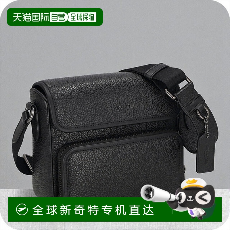 日本直邮Coach 单肩包 男士 皮革 CY800 黑色