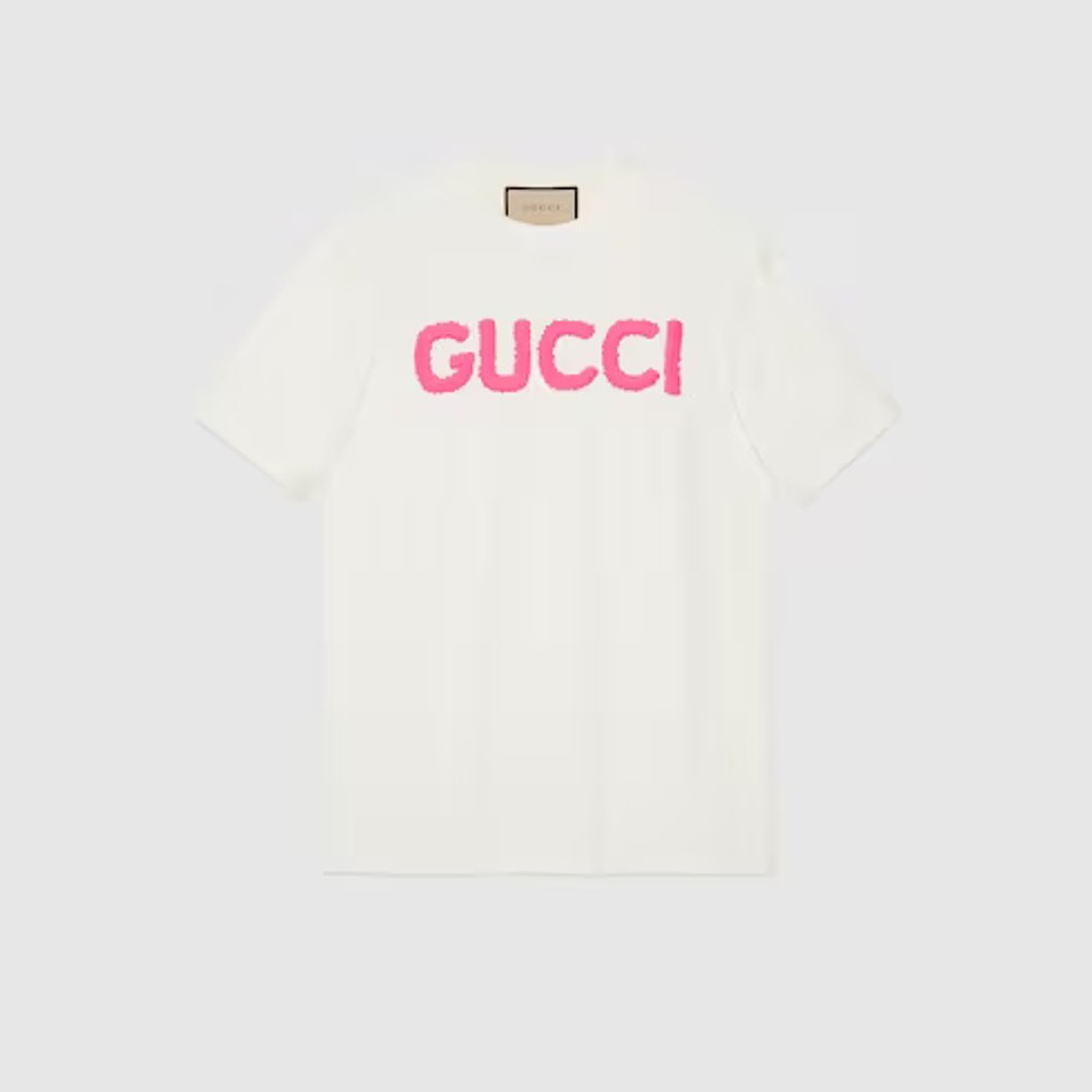 GUCCI/古驰 短袖棉质平纹针织T恤