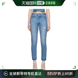 Levi Skinny 女士蓝色 501 李维斯 牛仔裤 香港直邮潮奢