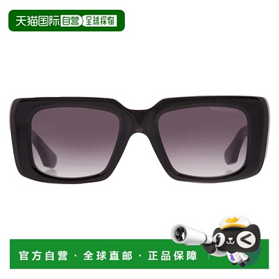 自营Dita LEVELE Grey Gradient Rectangular Unisex Sunglasses