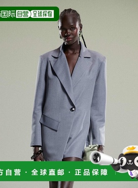 香港直邮ASOS 女士 look 设计精细剪裁连体衣 grey灰色 舒适时尚