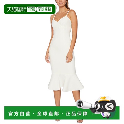 自营 LIKELY Hirsch 连衣裙 - 白色 美国奥莱直发服饰鱼尾裙
