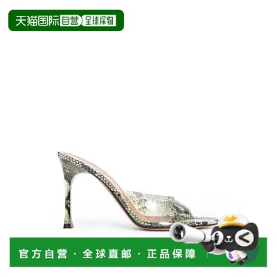 自营Amina Muaddi Pvc Stiletto Heel Women's Sandals - bicolor