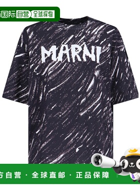 香港直邮Marni 字母T恤 THJET49P08USS018
