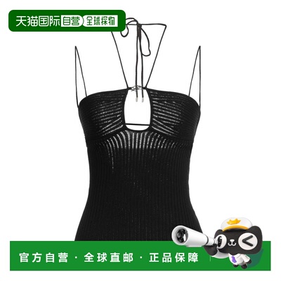 1h可退 香港直邮Blumarine 蓝色情人 女士 上衣 black黑色 舒适时