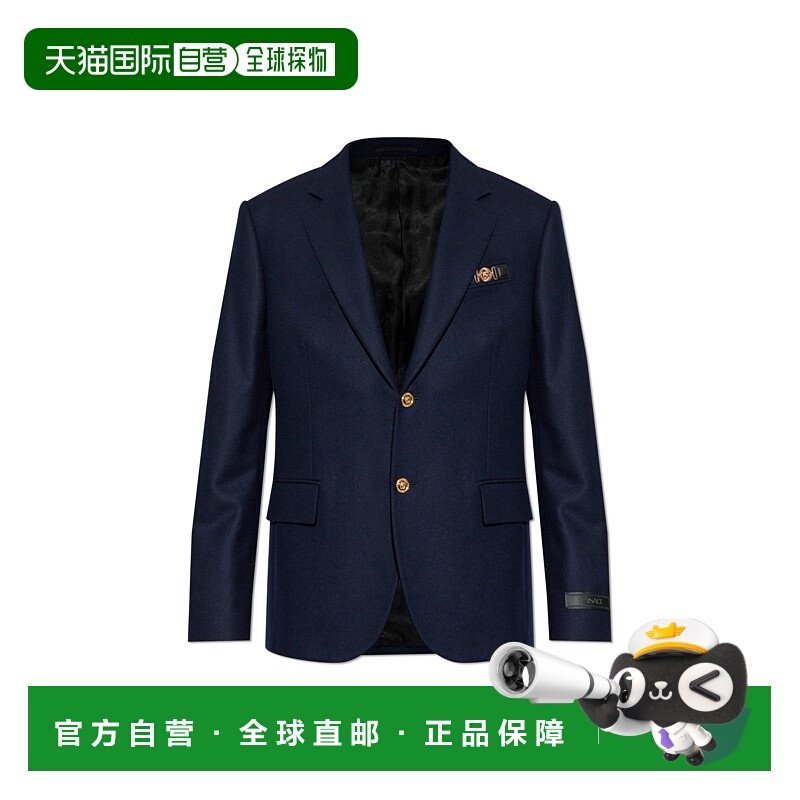 香港直邮VERSACE 男士西服 10206751A167251UI20 SS2026 深蓝色