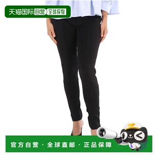 自营 Burberry女士黑色弹性绉纱针织氯丁橡胶焦特布尔-黑色 美国