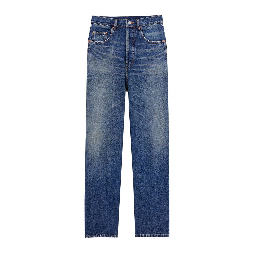Saint Laurent 圣罗兰 男士 腰带环牛仔裤 821989Y11YF