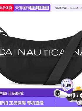 自营 Nautica 女款 Over The Moon 腰包 - 黑色铁洗 美国奥莱直发