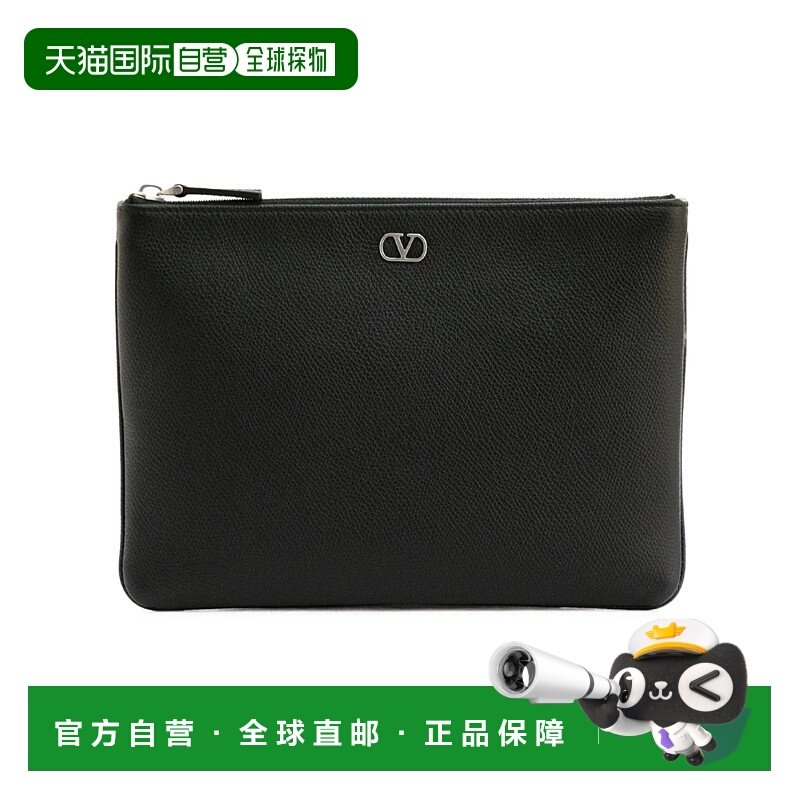香港直邮VALENTINO 男士化妆包 YP0AP5UAG0NO AW2025 黑色 拉链手
