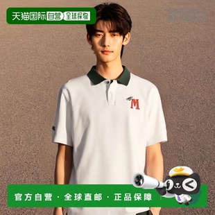 GOLF Pine 男士 Mountain Pique T恤M3313LTS08WHT 韩国直邮MALBON