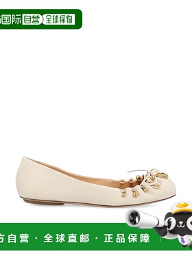 香港直邮CHLOÉ 女士芭蕾乐福鞋 CH25A11TRI122AI25 AW2025 白色