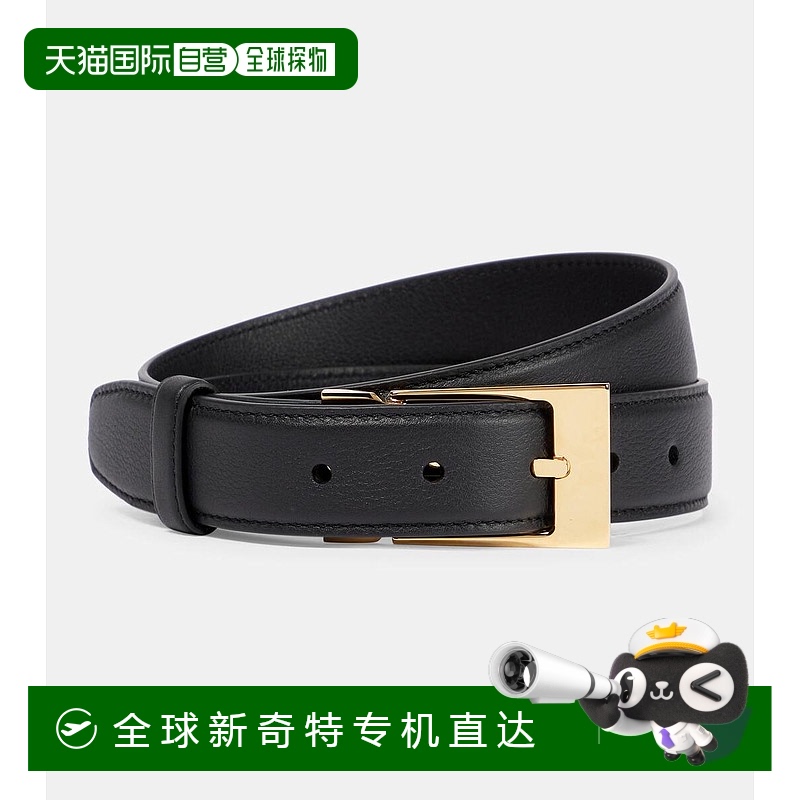 1h可退 香港直邮The Row 女士 宝石皮带腰带 00 black黑色 舒适时