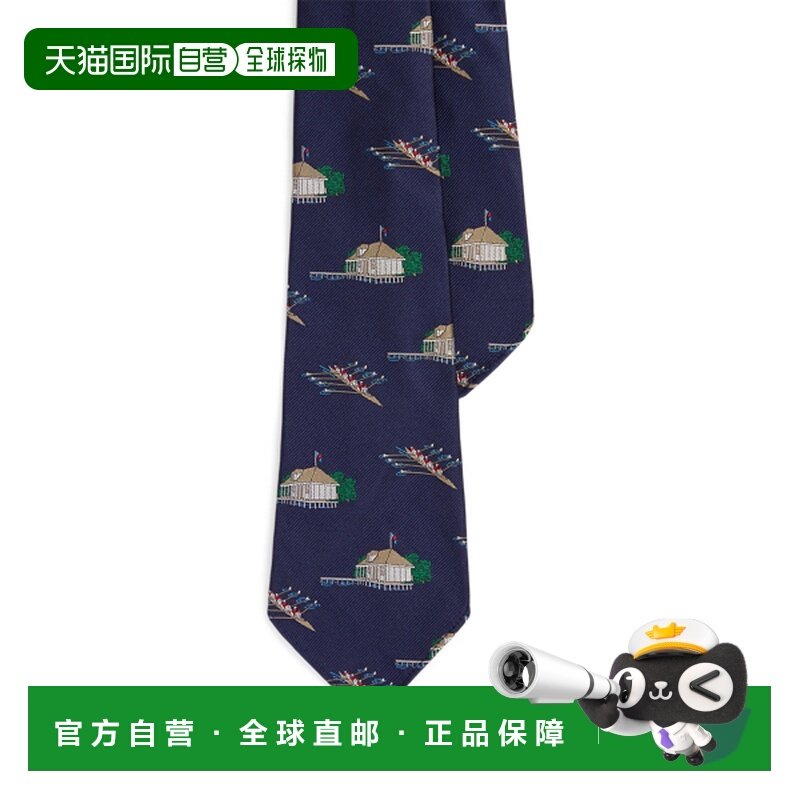 日本直邮Ralph Lauren Polo Ralph Lauren 复古灵感丝绸图案领带,童装/婴儿装/亲子装,领带,淘宝优惠券,粉丝福利购,淘宝优惠卷